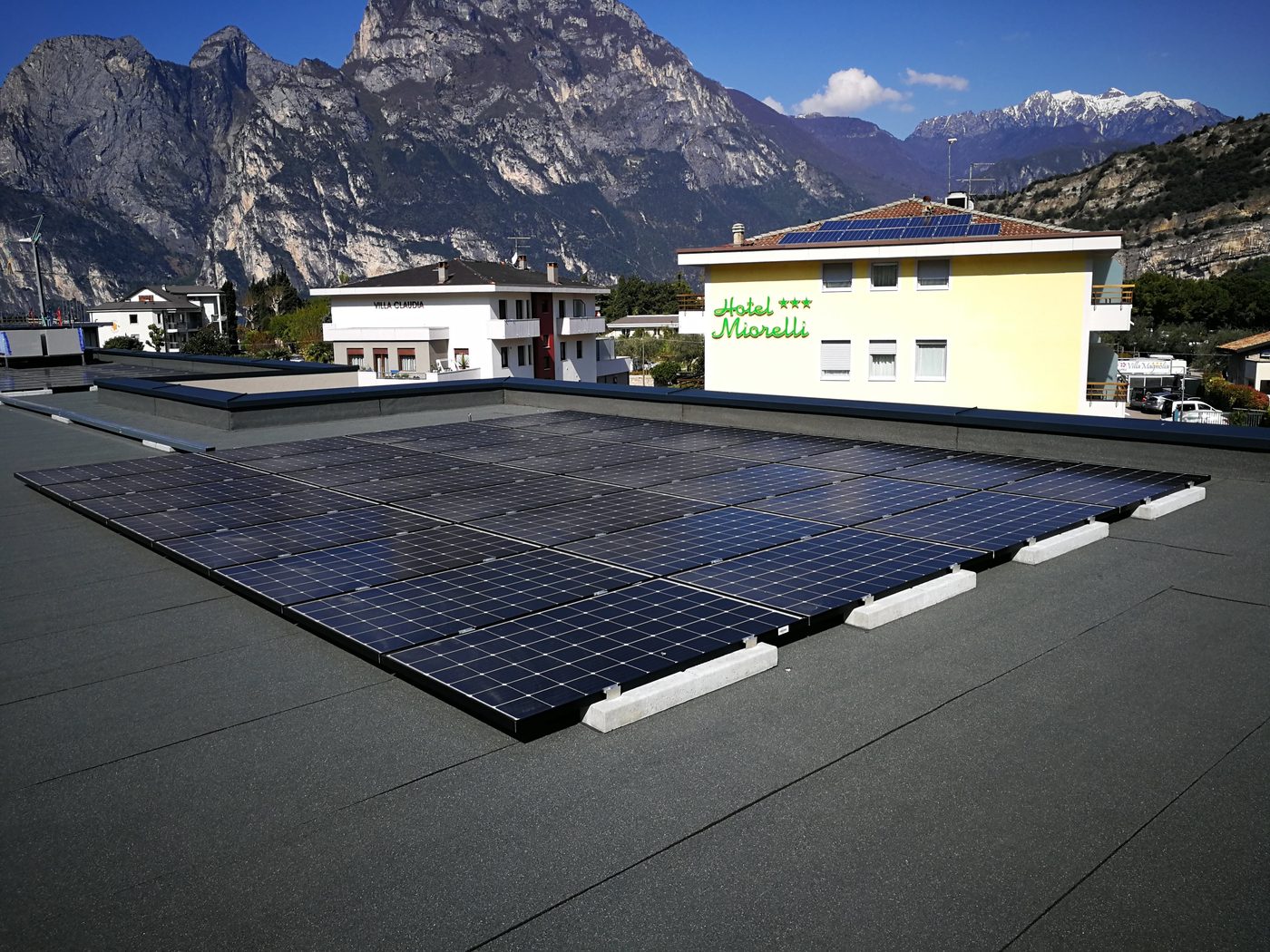 L'impianto fotovoltaico in copertura