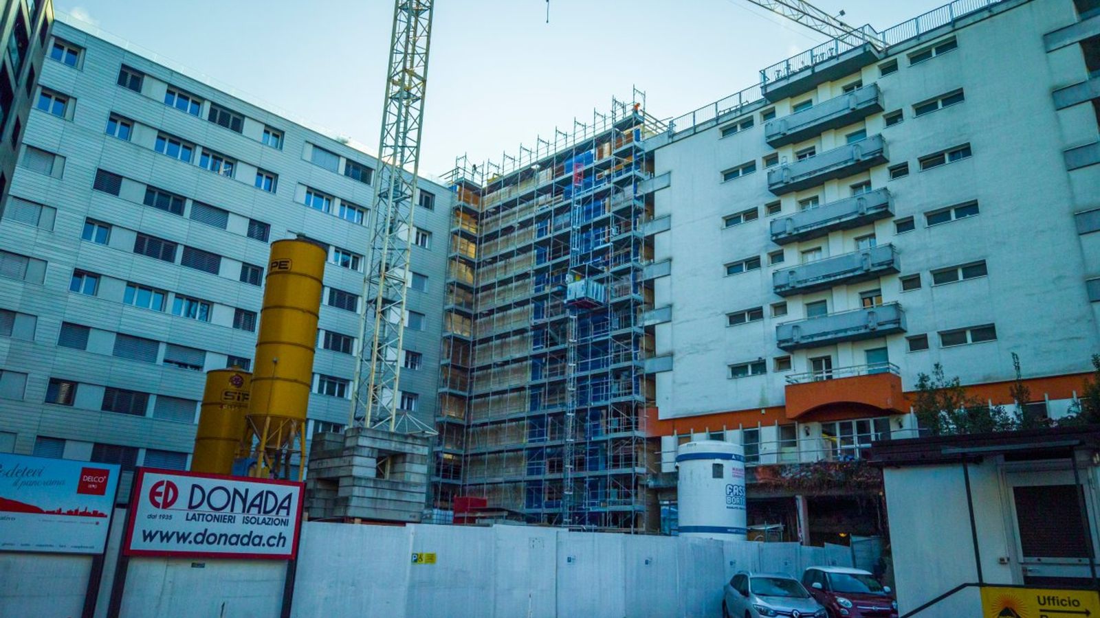 Nove piani in legno nel cuore di Lugano